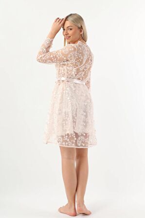 Pierre Cardin 6lı Dantelli Sabahlık Çeyiz Seti