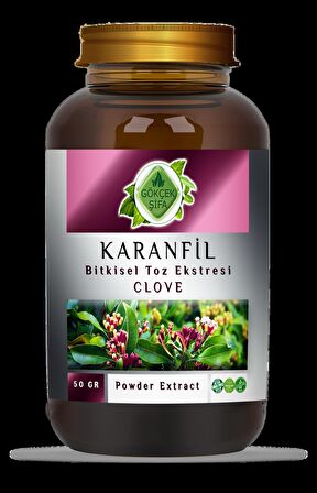 Karanfil Toz Ekstresi 50 Gr. Cam Kavanoz