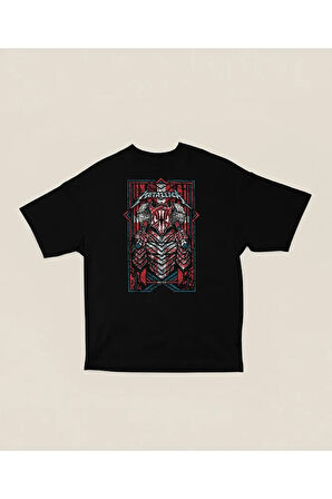 Metallica Müzik Grubu Temalı Unisex Oversize Tişört