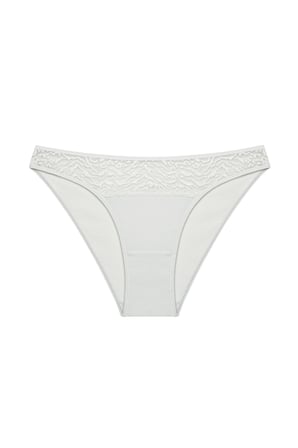 Leaf Tones Dantel Detaylı Pamuklu 3lü Çok Renkli Slip Külot