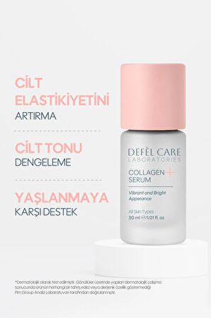 Kolajen Serum C Vitamin+ Canlandırıcı Parlaklık Veren Cilt Elastikiyetini Artıran Serum (30 ml)