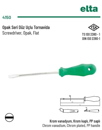 Düz Tornavida 3*80 