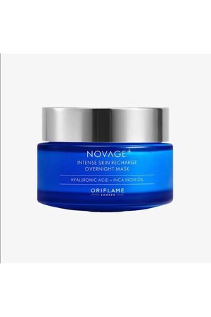 Oriflame Novage+ Intense Skin Recharge Gece Yüz Maskesi 50 ml Tüm Cilt Tipleri