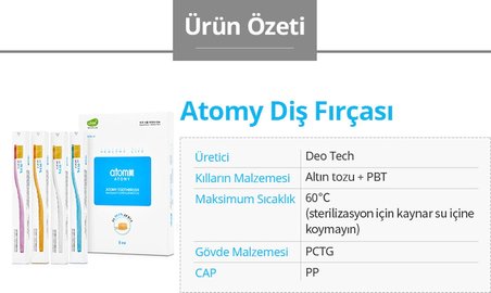 Atomy Diş Fırçası * 4 Adet