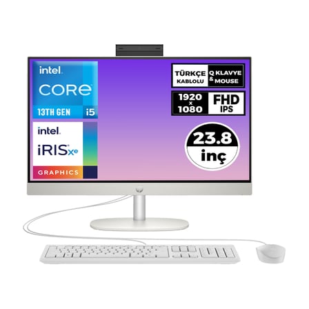 HP ProOne 240 G10 i5-1335U 16GB 512GB SSD 23.8" FHD Freedos All In One Pc 9H6H6ET