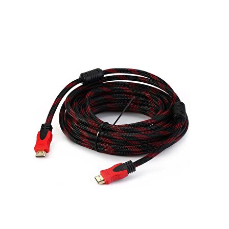 Polaxtor Hdmi Kablo Gold 1.4v 3D 4K Örgülü Filtreli 5 Metre