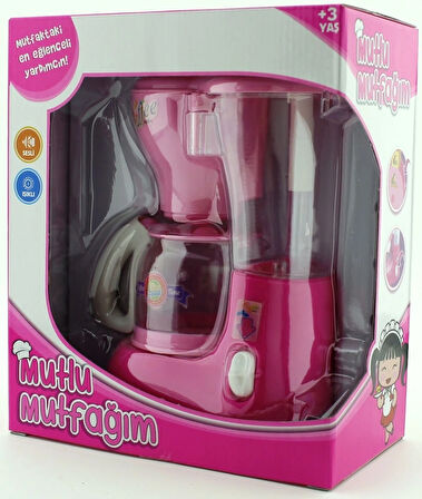 BUĞZ Mutlu Mutfağım Mini Kahve Makinasi Açık Pembe 0037