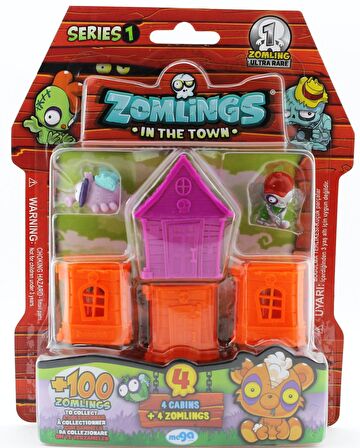 Zomlings 4'Lü Paket Seri 1 Mor Evli  P00972