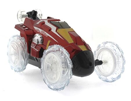 Uzaktan Kumandalı Takla Atan Kırmızı Zıppır Araba