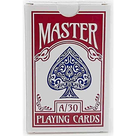 KS Games Kırmızı Master Oyun Kağıdı Master A/30