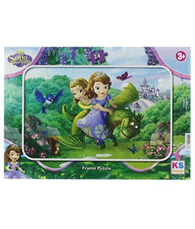 KS Puzzle 24 Parça Sofia Frame Puzzle