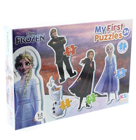 KS Baby Puzzle Frozen My First Puzzle 4 in 1 Çerçevesiz