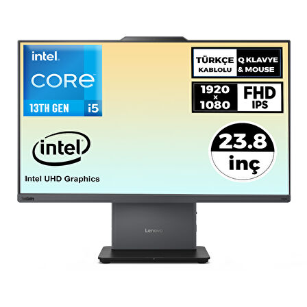 Lenovo ThinkCentre Neo 50A G5 i5-13620H 32GB 4TB SSD 23.8" FHD Freedos All In One Pc 12SD001ATR 007