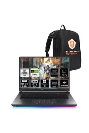 Rog Strix G16 Ultra 9 275HX 128GB 2TB SSD RTX5070/8GB 240Hz 16" QHD+ W11P Gaming Laptop G615LP