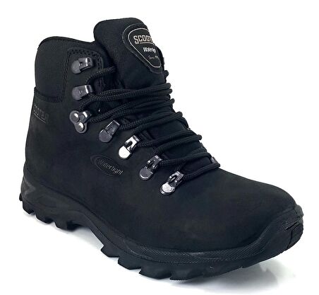 Scooter 1221 22KB Su Geçirmrez Kadın Bot Siyah Nubuk