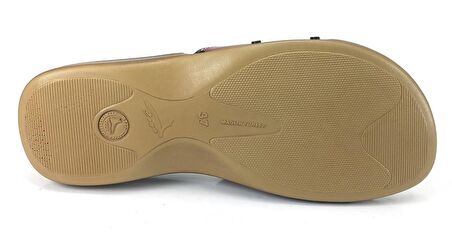 Ceyo 6500 23Y Minelli Anatomik Kadın Terlik Kırmızı