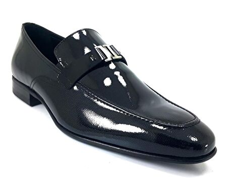 Libero 3700 23YA Klasik Erkek Ayakkabı Siyah Rugan