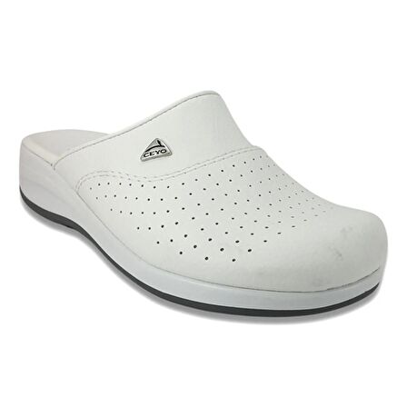 Ceyo 9844 FLEX Anatomik Kadın Terlik - Beyaz