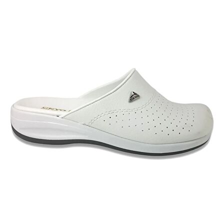 Ceyo 9844 FLEX Anatomik Kadın Terlik - Beyaz