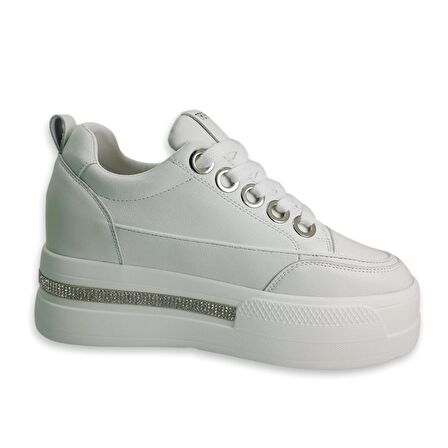 Guja 492 24YA Sneaker Kadın Günlük Spor Ayakkabı - Beyaz