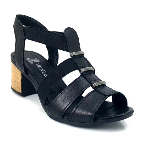 Venüs 1857227 24YS Kadın Günlük Sandalet - Siyah
