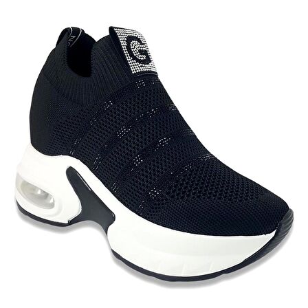 Guja 3004 24YA Kadın Sneaker Günlük Spor Ayakkabı - Siyah