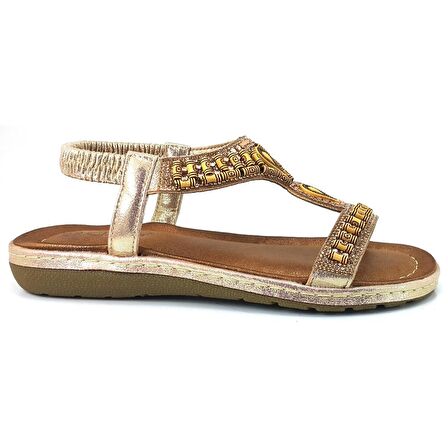 Guja 15217 24YS Kadın Günlük Sandalet - Bronz