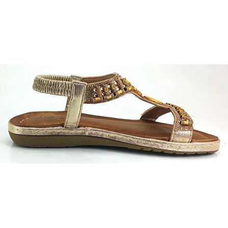 Guja 15217 24YS Kadın Günlük Sandalet - Bronz