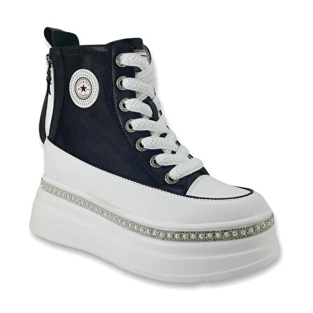 Guja 423 24YA Kadın Sneaker Günlük Ayakkabı - Siyah