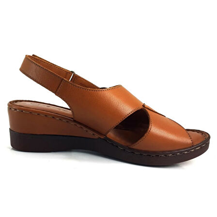 Venüs 21981113 24YS Kadın Günlük Sandalet - Taba