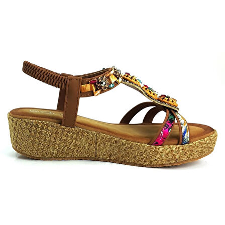 Guja 155 24YS Kadın Günlük Sandalet - Camel