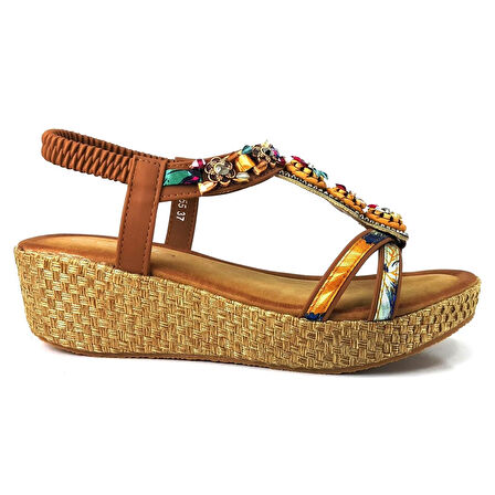 Guja 155 24YS Kadın Günlük Sandalet - Camel