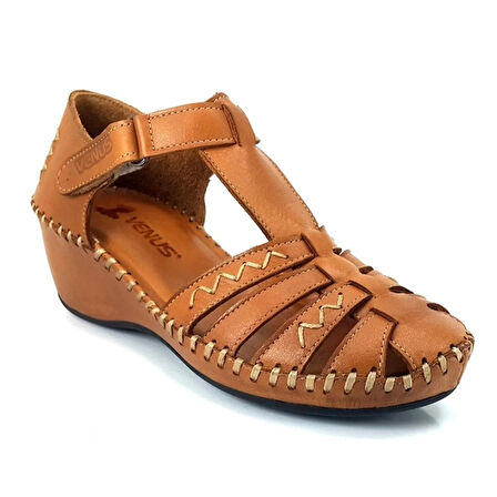 Venüs 23033085 24YS Kadın Günlük Sandalet - Taba
