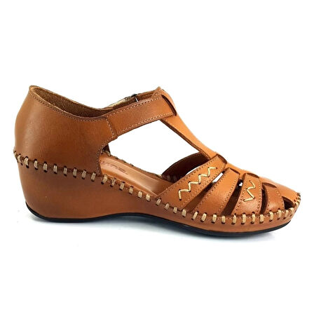 Venüs 23033085 24YS Kadın Günlük Sandalet - Taba