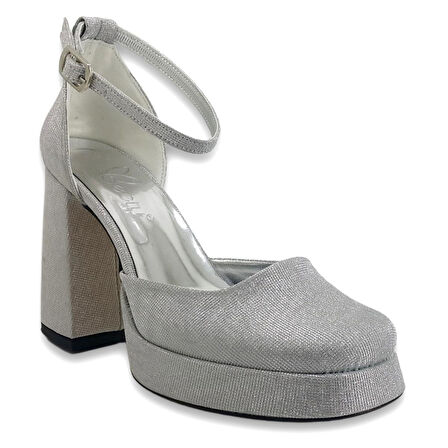 Beety 725 24KA Kadın Abiye Ayakkabı - Gümüş