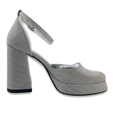 Beety 725 24KA Kadın Abiye Ayakkabı - Gümüş