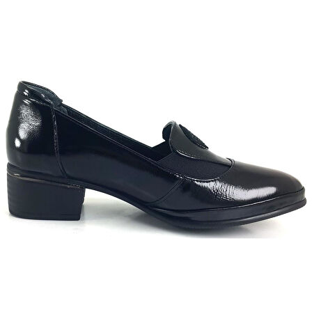 Venüs 2312524 24KA Kadın Günlük Ayakkabı - Siyah Rugan