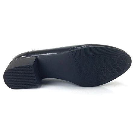 Venüs 2312524 24KA Kadın Günlük Ayakkabı - Siyah Rugan