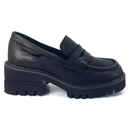 Mammamia 3075 24KA Kadın Günlük Ayakkabı - Siyah Nubuk