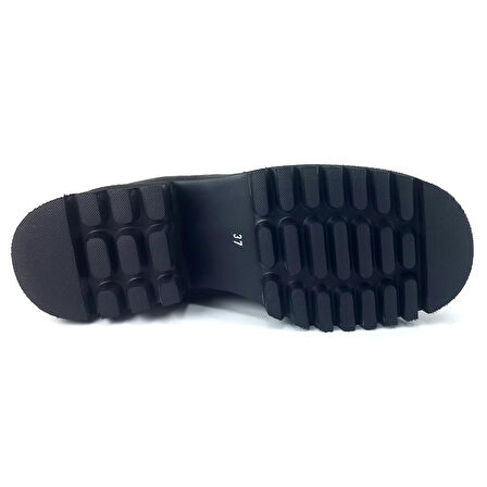 Mammamia 3075 24KA Kadın Günlük Ayakkabı - Siyah Nubuk