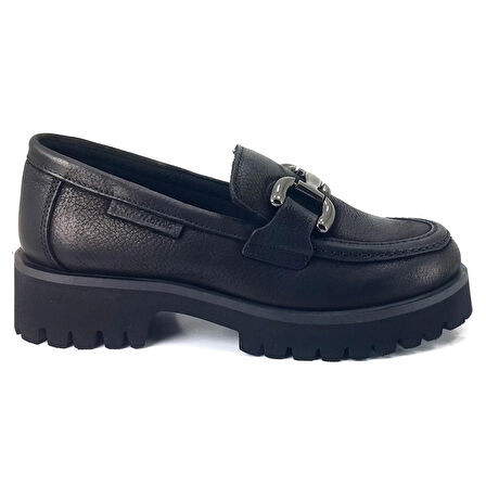 Mammamia 3175 24KA Kadın Günlük Ayakkabı - Siyah Nubuk