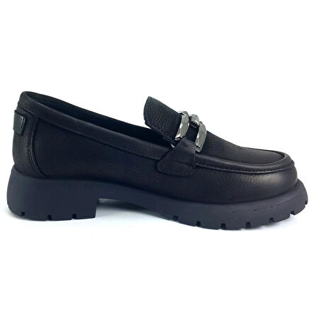 Mammamia 3235 24KA Kadın Günlük Ayakkabı - Siyah Nubuk