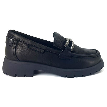 Mammamia 3235 24KA Kadın Günlük Ayakkabı - Siyah Nubuk