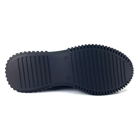 Mammamia 3375 24KA Kadın Günlük Ayakkabı - Siyah Nubuk