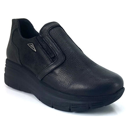 Mammamia 3530 24KA Kadın Günlük Ayakkabı - Siyah Nubuk