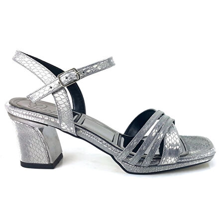 Beety 910 24KA Kadın Abiye Ayakkabı - Platin