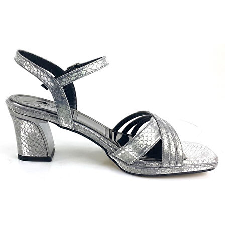 Beety 910 24KA Kadın Abiye Ayakkabı - Platin