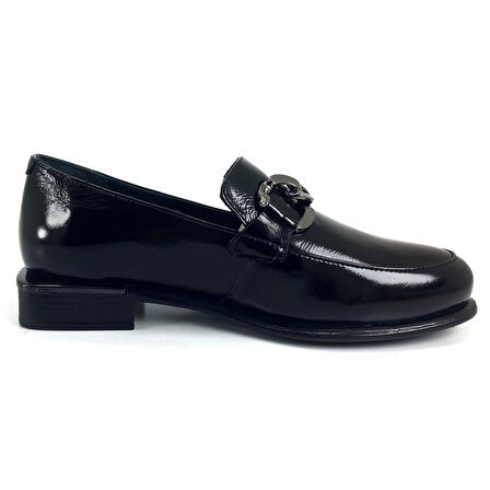 Venüs 2050127 24KA Kadın Günlük Ayakkabı - Siyah Rugan