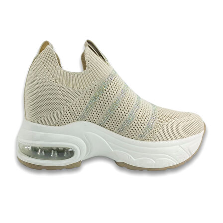 Guja 300 4 25YA Kadın Sneaker Günlük Ayakkabı Bej