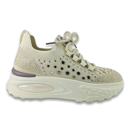 Guja 305 5 25YA Kadın Sneaker Günlük Ayakkabı Bej